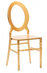 Gold O Back Chair
